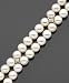 14k Gold Cultured Freshwater Pearl (5mm) & Diamond Accent Bracelet