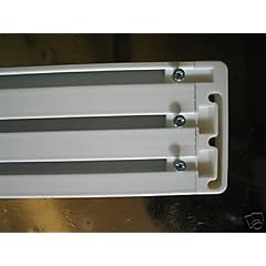 ALU Schiene 3-Lauf wei�, Gardinenschiene f�r Fl�chenvorh�nge. Bis 500 cm am St�ck lieferbar. Preiseingabe f�r je 10 cm