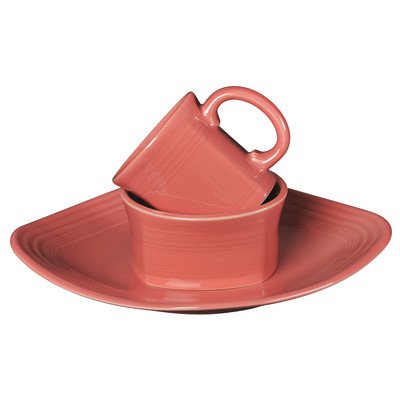 Fiesta 3-Piece Square Place Setting, Flamingo