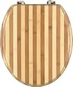 WC Sitz BAMBUS Bambus, Messingscharniere Farbe gestreift 6095096
