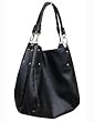 Classic Bucket Tote with Braided Handles - Black/Brown/Dark Gold/White/Red Available