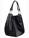 Classic Bucket Tote with Braided Handles - Black/Brown/Dark Gold/White/Red Available