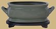 Asian Furniture & D&eacute;cor - 17" Jiangxi Chinese Porcelain Foot Bath Decorative Planter
