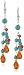 Karen London "Natural Stones Flower" Boho Earrings