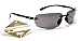 Maui Island Polarized Bifocal Reading Sunglasses with Polycarbonate Lens for Men and Women Wrap-Around Magnifier Sun Readers by FLORIDA GLASSES® (Strength +2.50