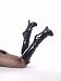 8 Inch Sexy High Heel Knee High Boot Platform Boots Fetish Exotic Black Patent Devious