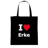 Produkt-Bild: Baumwolltasche Tasche - I love Erke