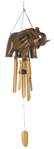 Asli Arts Collection CEL326 Elephant Bamboo Wind Chime Asli Arts Collection CEL326 Elephant Bamboo Wind Chime