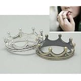 JE091 Classical Ring, King Crown Ring, Stainless Jewelry, Bronze Silver Color Ring(2-RINGs Combo set!!!!)