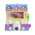 Pixel Chix Baby Care Yellow House With Pink Base