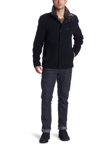 Marc New York by Andrew Marc Men's Warner Collar Zip Front Jacket Marc New York by Andrew Marc Men's Warner Collar Zip Front Jacket