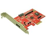 LogiLink PCI Express Schnittstellenkarte SATA 1x + ESATA 1x