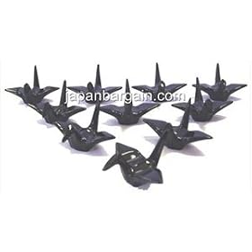 Buy 12x Black Porcelain Crane Chopstick Rest #A11885-BK