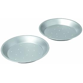 Buy Chicago Metallic Commercial II Traditional Uncoated 9-Inch Perforated Pie Pans, Set of 2