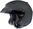 HJC FS-3 MATTE BLACK MOTORCYCLE Open-Face-Helmet