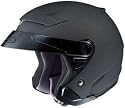 HJC FS-3 MATTE BLACK MOTORCYCLE Open-Face-Helmet