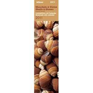 2011 Shells and Stones Bookmark Calendar by Laurent Pinsard