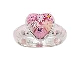 Pink Millacreli Heart Ring