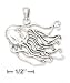 Sterling Silver Jellyfish Charm (1.25 Inch)