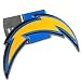 San Diego Chargers Large Logo-Only Hitch Cover - NFL Football Fan Shop Sports Team Merchandise