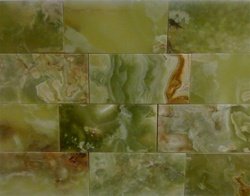 3 x 6 Dark Green Onyx Polished Tiles