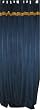 2 Arterian Navy Blue Art Silk Drapes / Curtains 108"