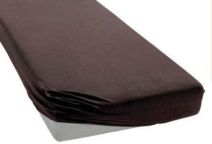 500 Thread Count 1 PC Fitted Sheet 100% Egyptian Cotton Solid Choclate Queen 22" Deep Pocket by BN3 Linens
