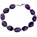Genuine Amethyst Nugget Silver Bali Bead Bracelet