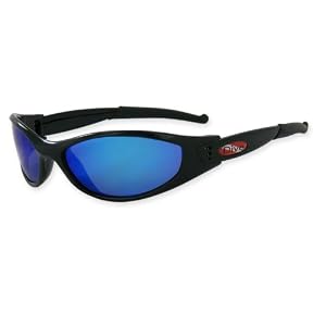 SOS Aruba Scuba Dive Optics Black Polarized Sunglasses - Smoke Amber Blue Lens Color