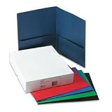 Office Products : Avery 47993 Two-Pocket Portfolios, Embossed Paper, 30-Sheet Capacity, Assorted, 25/Box