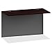 Lorell 97000 Series Mahogany/Charcoal 48-inch Bridge