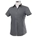 Chef Works CSWV-GRY-2XL Women Universal Shirt, Gray / Gray, 2XL