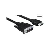 DVI-D Male to HDMI Male 2m Cable for HD Ready Plasma TV