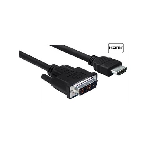 HDMI to DVI 2m Cable GOLD