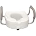 Raised Toilet Seat with Padded Armrest