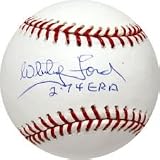 Whitey Ford MLB Baseball w/ 2.74 ERA Insc. (MLB Auth)