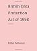 British Data Protection Act of 1998 [Annotated]
