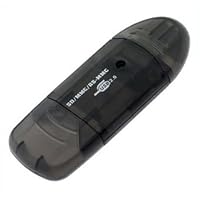 4 in 1 Mini USB 2.0 Memory Card Reader Writer SD MINISD MMC MOBILE RSMMC - Compatible with Sony, SanDisk, Toshiba, Lexar
