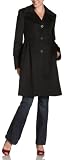 Cole Haan Women's Wool Cashmere Single Breasted Coat with Tuck Details at Waist
