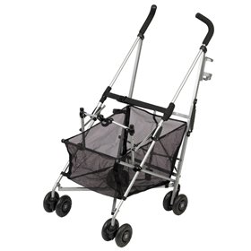 Maclaren Easy Traveller Stroller, Black and Silver