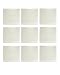 BD ART Set of 9 Glass Square Wall Mounted Mirror Tiles for Bathroom Bedroom Kitchen