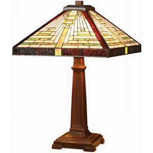 Chloe Lighting CH22088TL 2 Light Mission Table Lamp