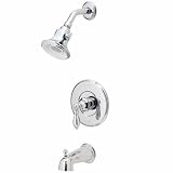 Price Pfister R898EBK Catalina Tub and Shower Faucet in Brushed Nickel
