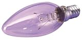 GE Lighting 60SESCLPC / 60W Candle Lamp - Small Edison Screw - Clear - Pack of 4