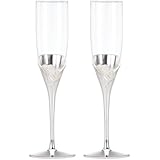 Lenox True Love Glass Flute Pair