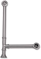 Elizabethan Classics ECLTD03CP Lift and Turn Tub Drain, Chrome
