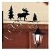 Northwoods Moose Hanging Solar Lantern