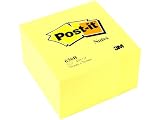 Produkt-Bild: 3M 636B Haftnotiz W&uuml;rfel, 70 g/qm, 76 x 76 mm, gelb, 450 Blatt