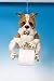 Resin Spike BullDog Toilet Paper Holder 13in