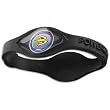 Power Balance Silicone Wristband Black with Black - LARGE